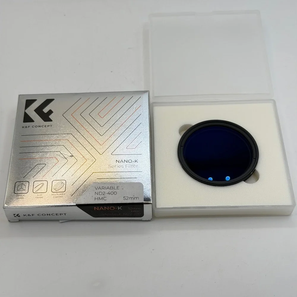 K&F Concept Nano-K Series 52mm Filter Set Variable ND2-400 and UV HMC 3 Pack